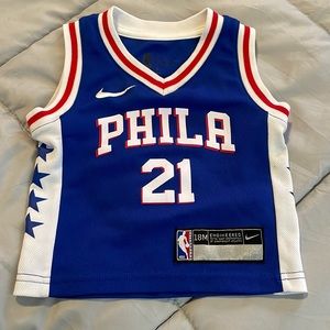 76ers official NBA embiid jersey.